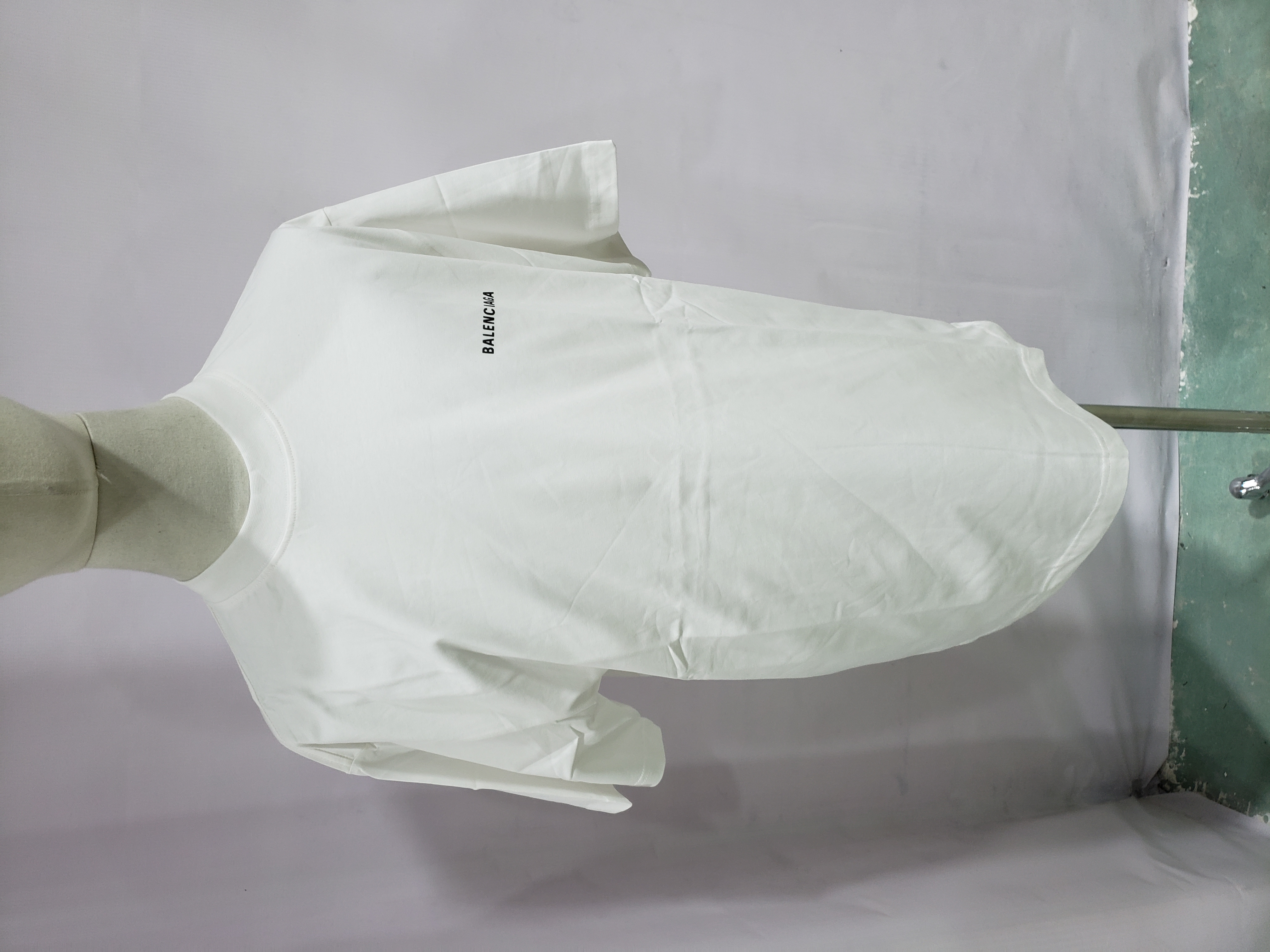 Balenciaga Classic Letter Print T-shirt White review Stockxkicks 01