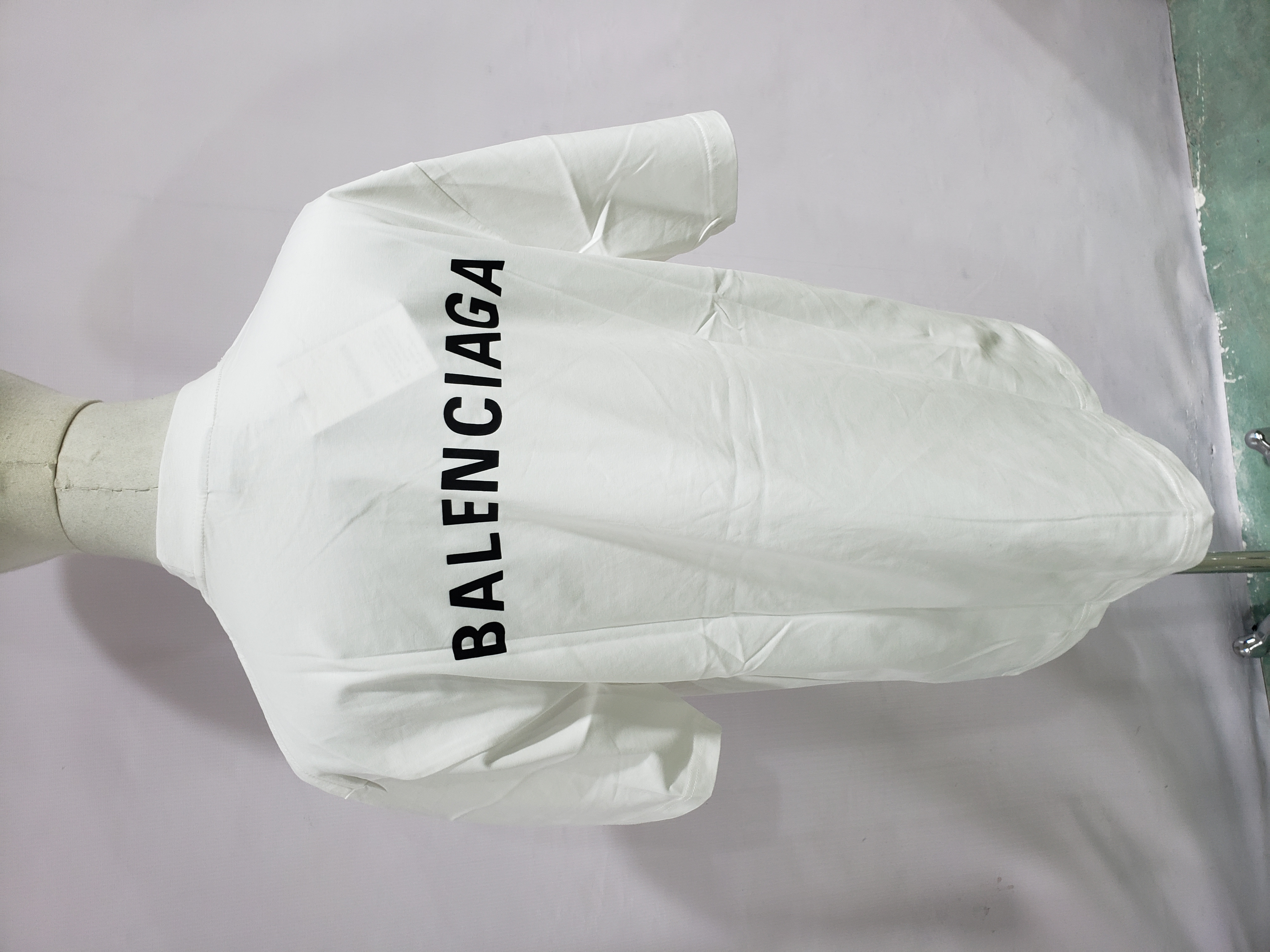 Balenciaga Classic Letter Print T-shirt White review Stockxkicks 03