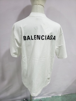 Balenciaga Classic Letter Print T-shirt White review Stockxkicks 04