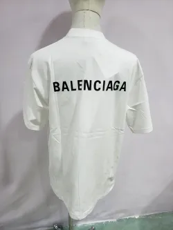Balenciaga Classic Letter Print T-shirt White review Stockxkicks 04