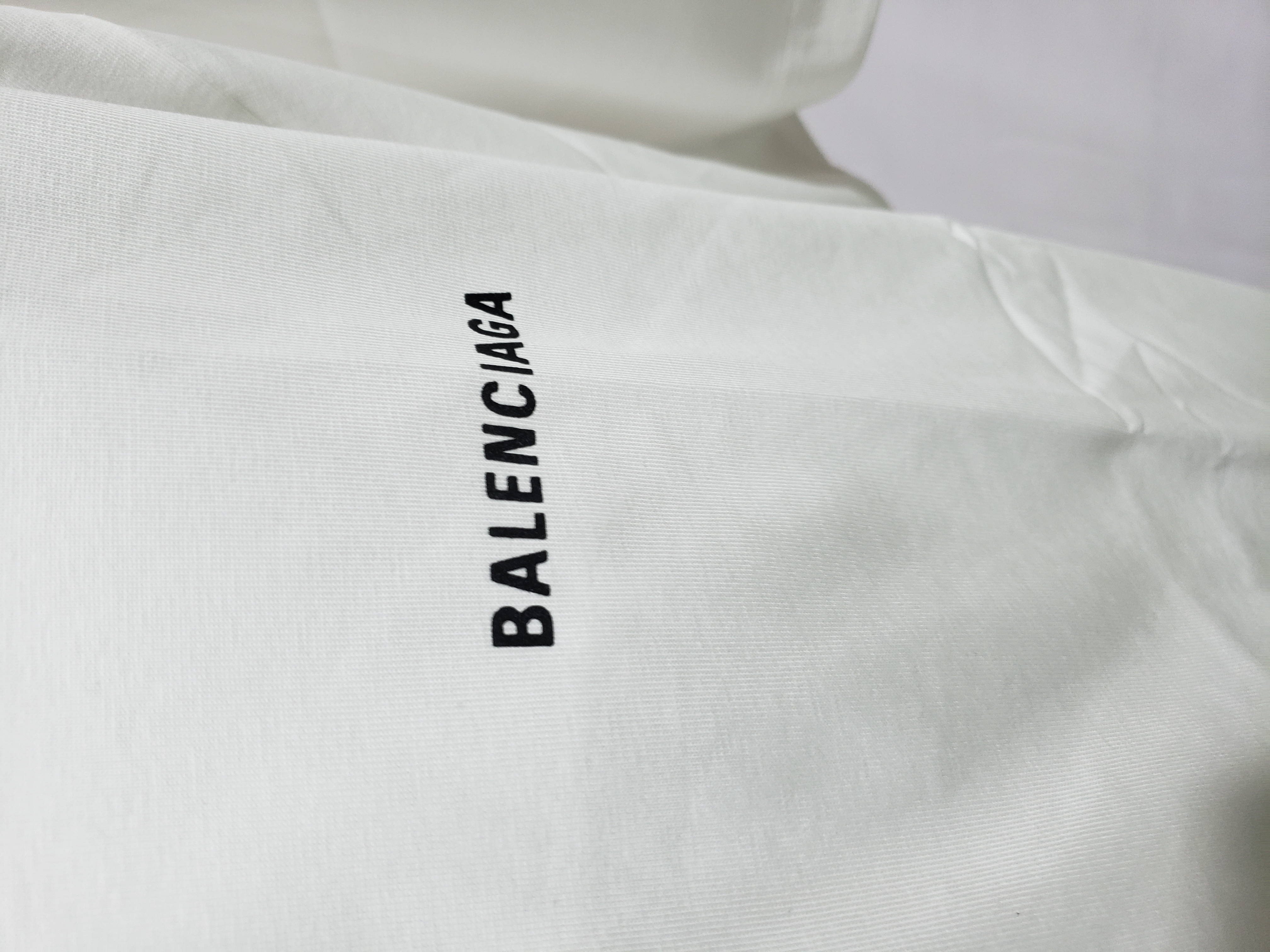 Balenciaga Classic Letter Print T-shirt White review Stockxkicks 02
