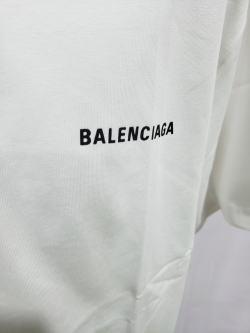 Balenciaga Classic Letter Print T-shirt White review Stockxkicks 03