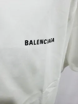 Balenciaga Classic Letter Print T-shirt White review Stockxkicks 03