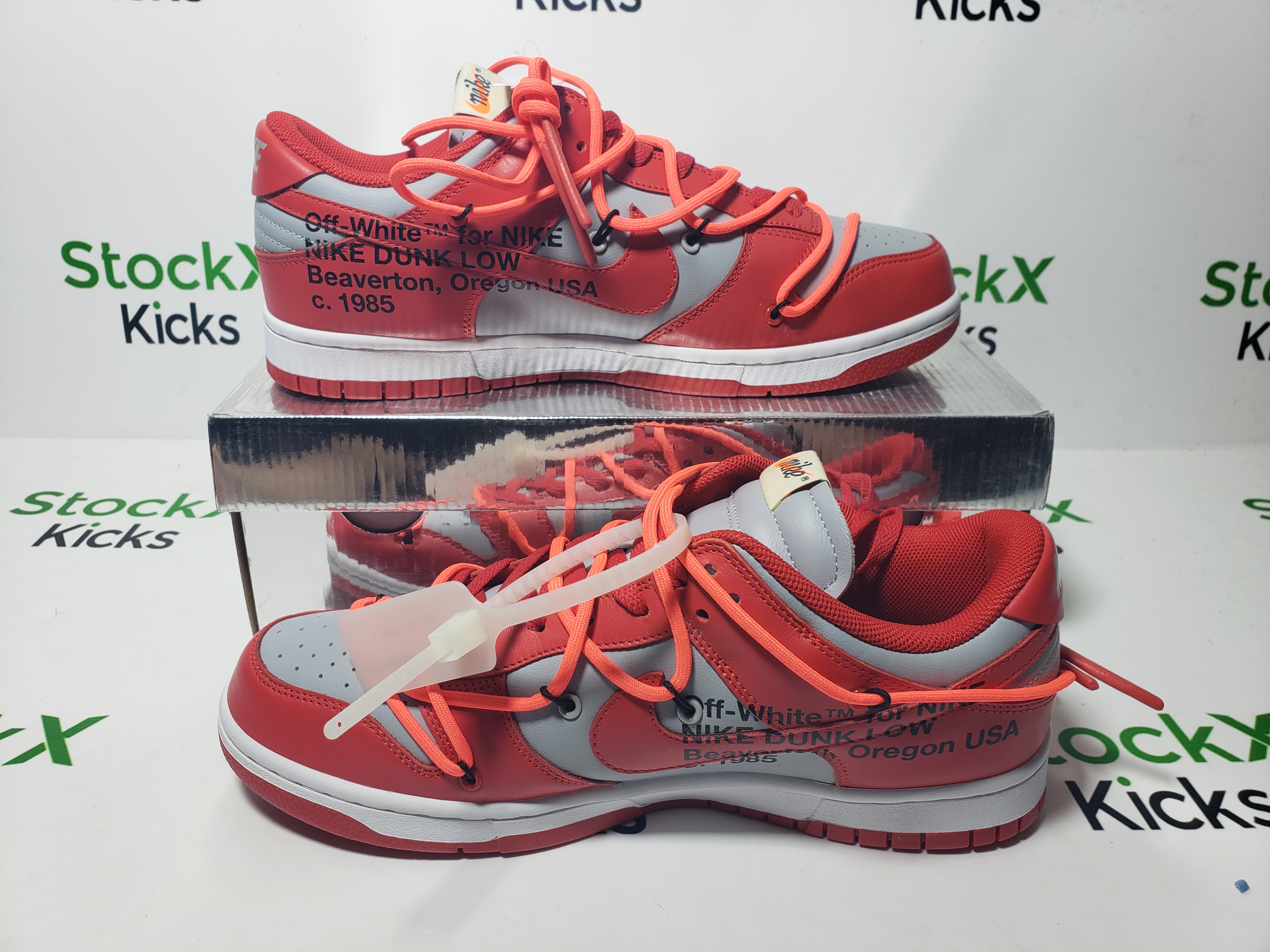 LJR Batch Nike Dunk Low Off-White University Red CT0856-600 review Stockxkicks 01