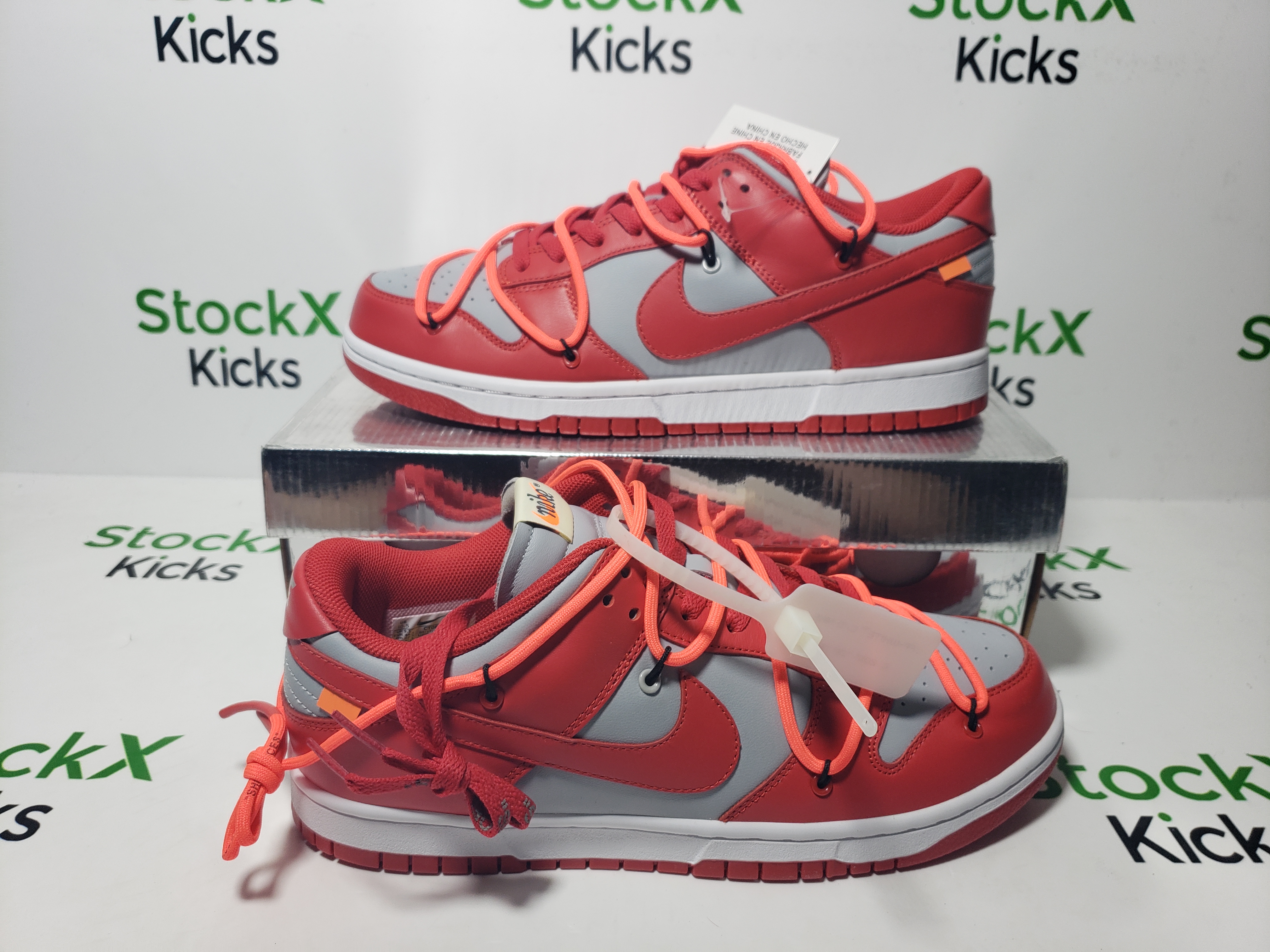 LJR Batch Nike Dunk Low Off-White University Red CT0856-600 review Stockxkicks 02