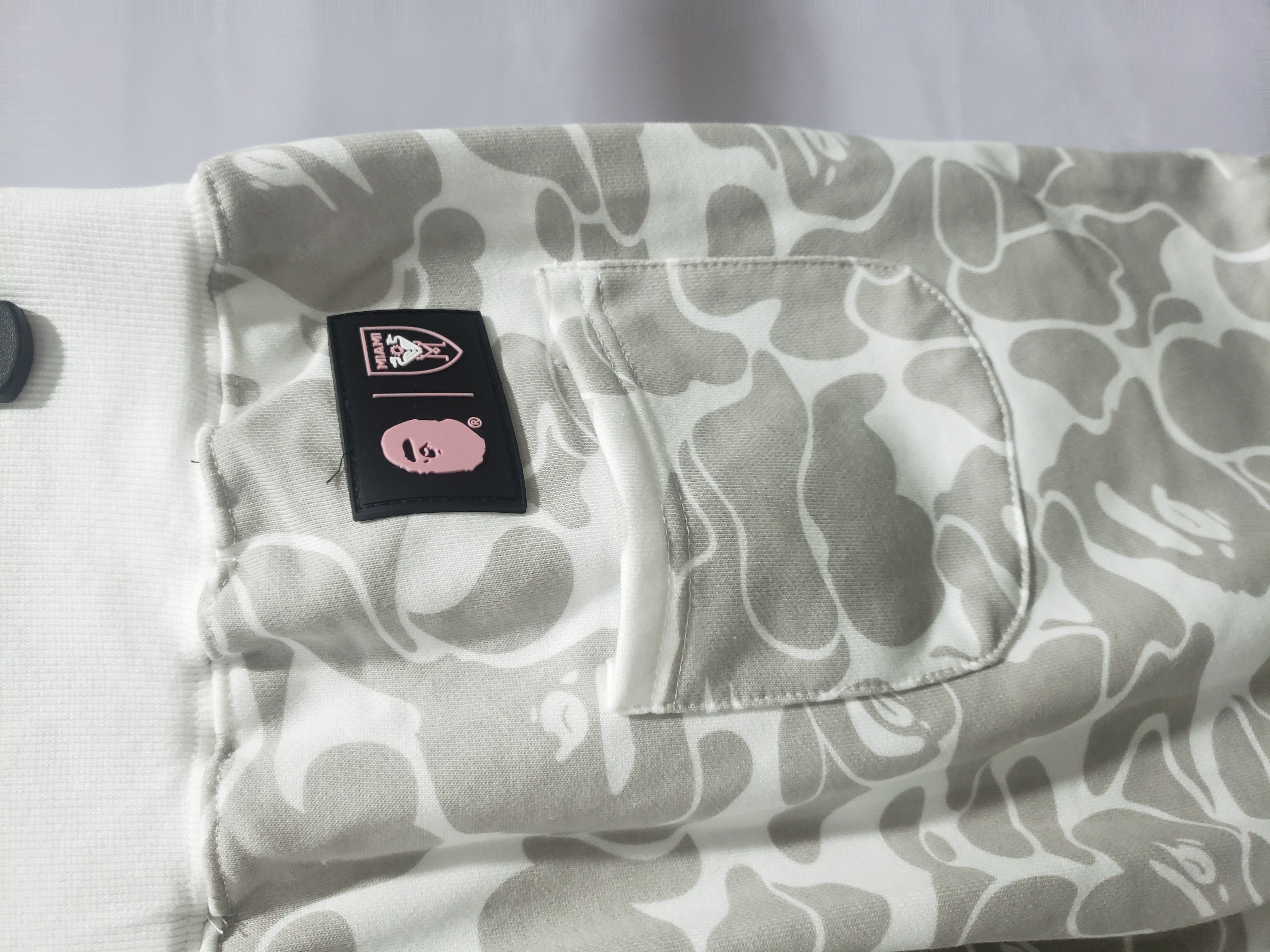 BAPE x Inter Miami CF Sweatshort White review Stockxkicks 01