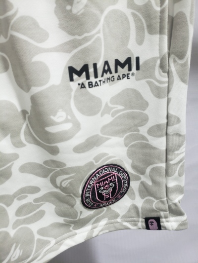 BAPE x Inter Miami CF Sweatshort White review Stockxkicks 02