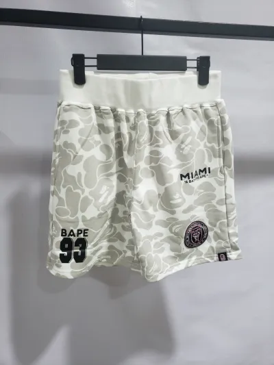 BAPE x Inter Miami CF Sweatshort White review Stockxkicks  03