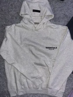Fear of God Essentials Hoodie Light Oatmeal 192BT212112F review Nicola Beccasio