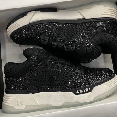 Amiri MA-1 Sneakers Black Glittered PS24MFS019 001 review stockxkicks 00