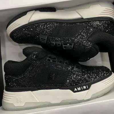 Amiri MA-1 Sneakers Black Glittered PS24MFS019 001 review stockxkicks 00