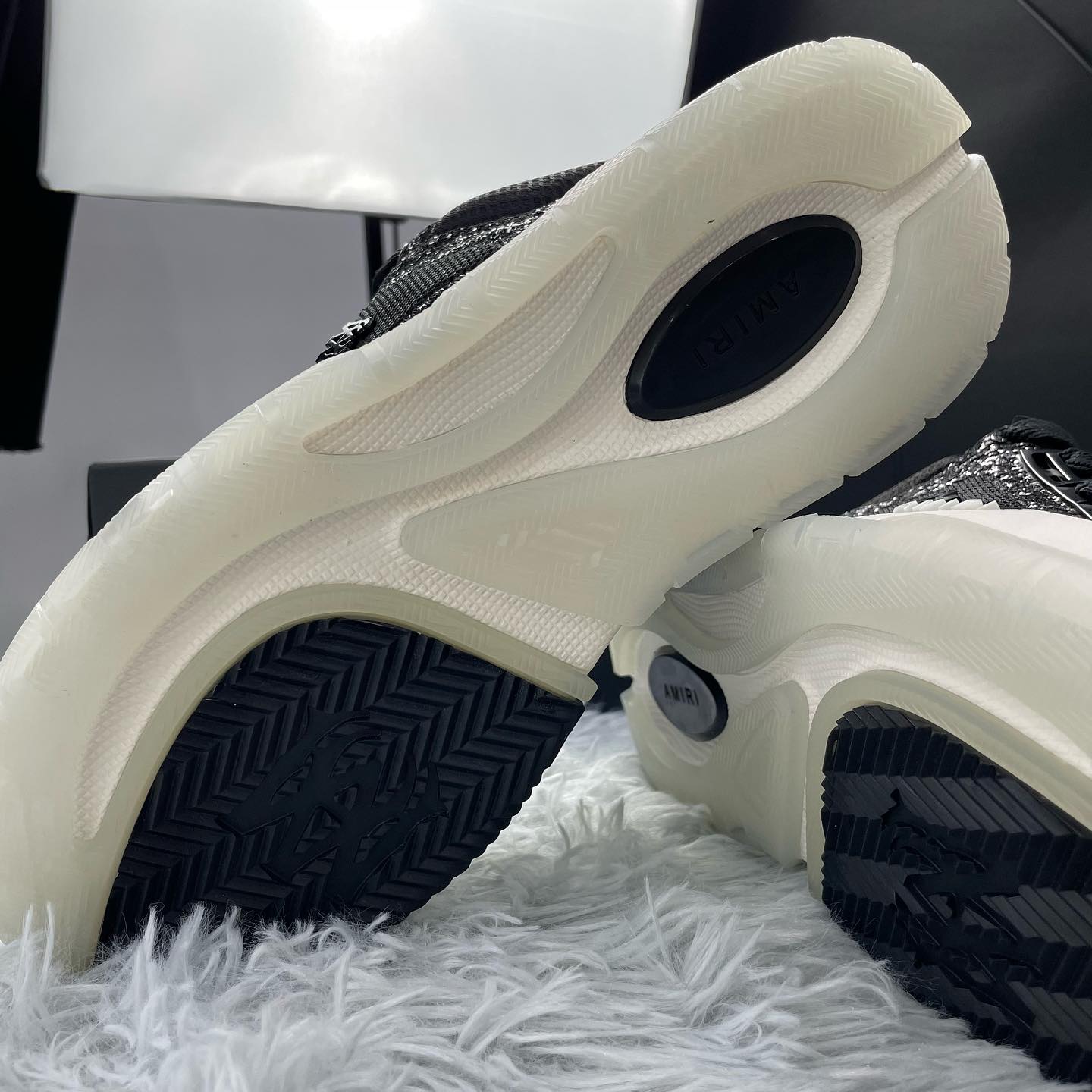 Amiri MA-1 Sneakers Black Glittered PS24MFS019 001 review stockxkicks 01