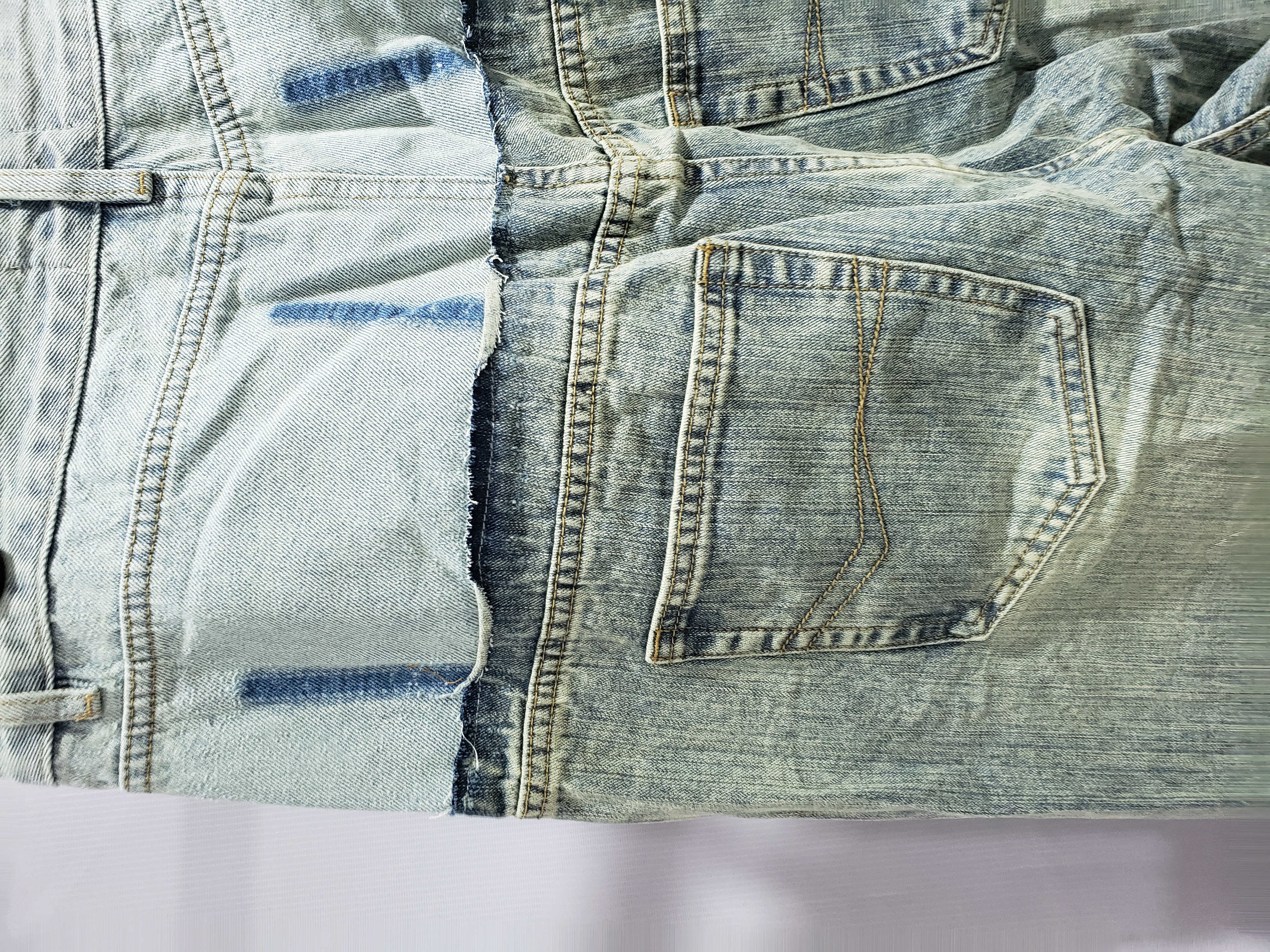 BALENCIAGA Cut-up Baggy Jeans Pants Blac/Blue 805094TRW918700 review Stockxkicks 00