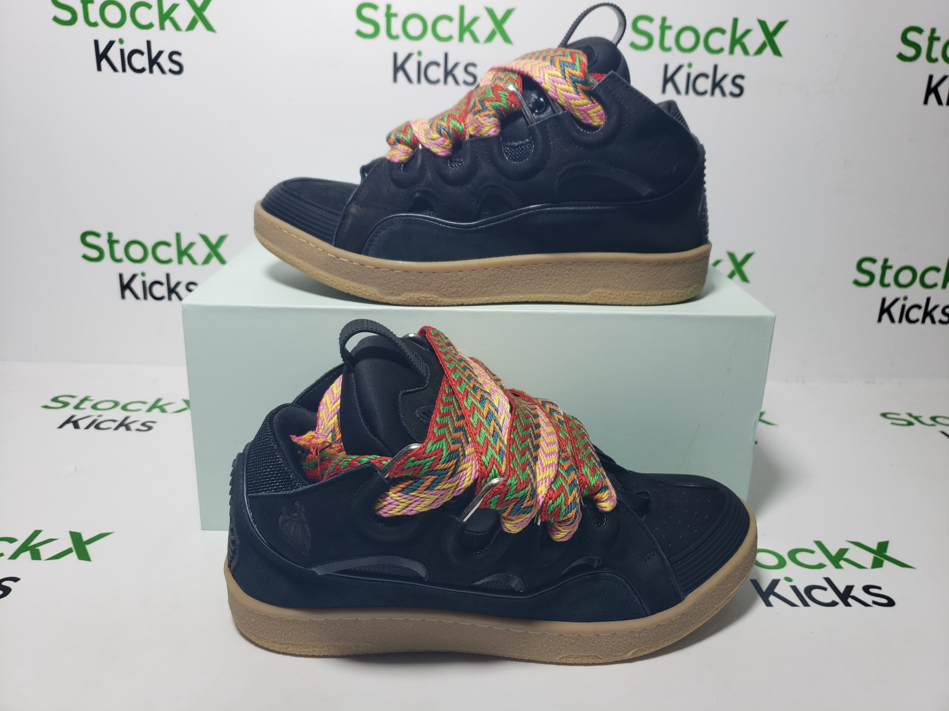 Lanvin Leather Curb Black PB  FM-SKRK11-DRAG-A2010 review Stockxkicks 02