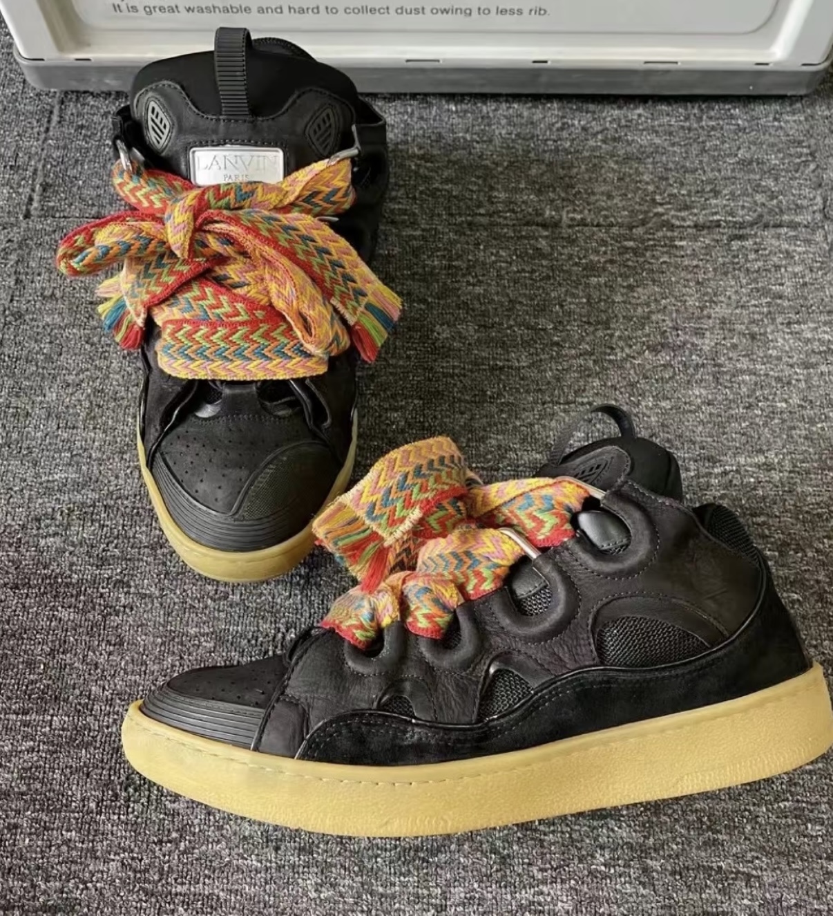 Lanvin Leather Curb Black PB  FM-SKRK11-DRAG-A2010 review Roney Bonilla