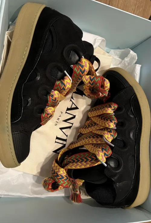 Lanvin Leather Curb Black PB  FM-SKRK11-DRAG-A2010 review 