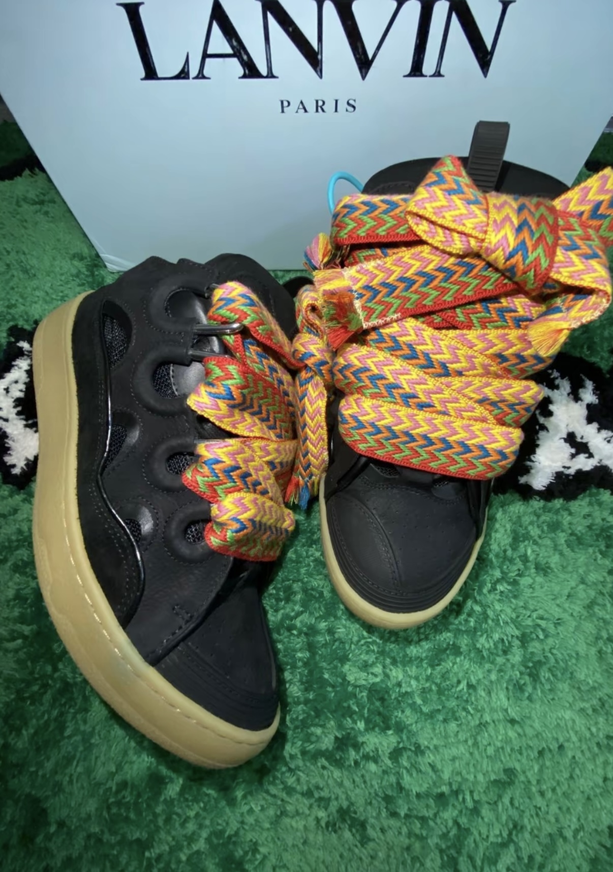 Lanvin Leather Curb Black PB  FM-SKRK11-DRAG-A2010 review Markel Kells