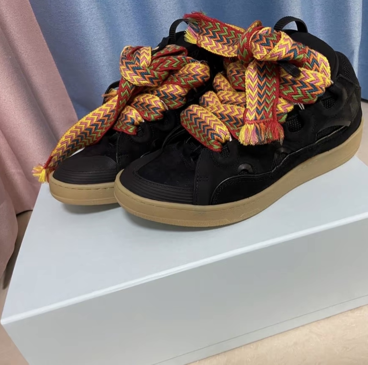 Lanvin Leather Curb Black PB  FM-SKRK11-DRAG-A2010 review Dion Hayes