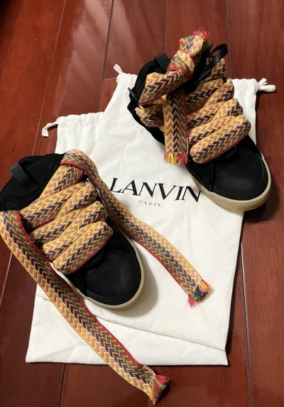 Lanvin Leather Curb Black PB  FM-SKRK11-DRAG-A2010 review joel banda