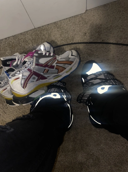 【Top PK God Batch】Lanvin Curb Sneaker Black Grey FM-SKRK11-REFL-P2210 review 