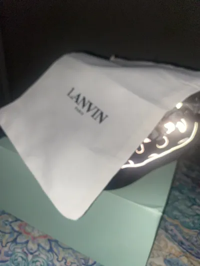Lanvin Curb Sneaker Black Grey FM-SKRK11-REFL-P2210 PB111901 review lil K 03