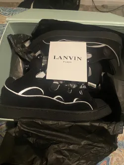 Lanvin Curb Sneaker Black Grey FM-SKRK11-REFL-P2210 PB111901 review lil K 06