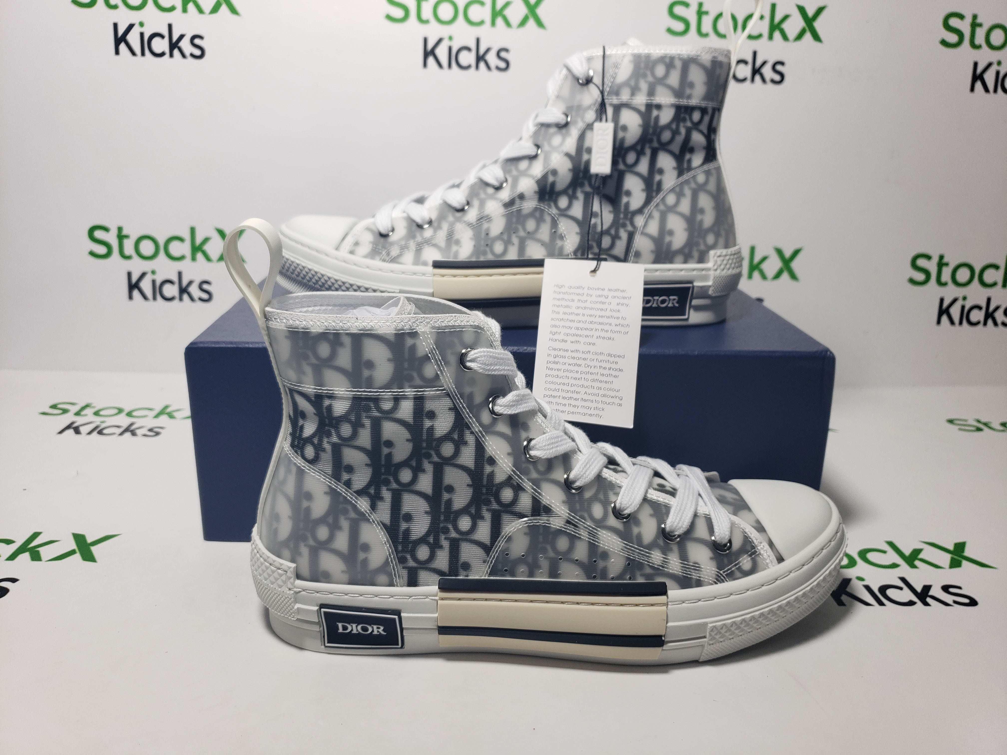 Dior B23 High Top Logo Oblique 3SH118YJR HIGH H063（BLACK） review Stockxkicks 05