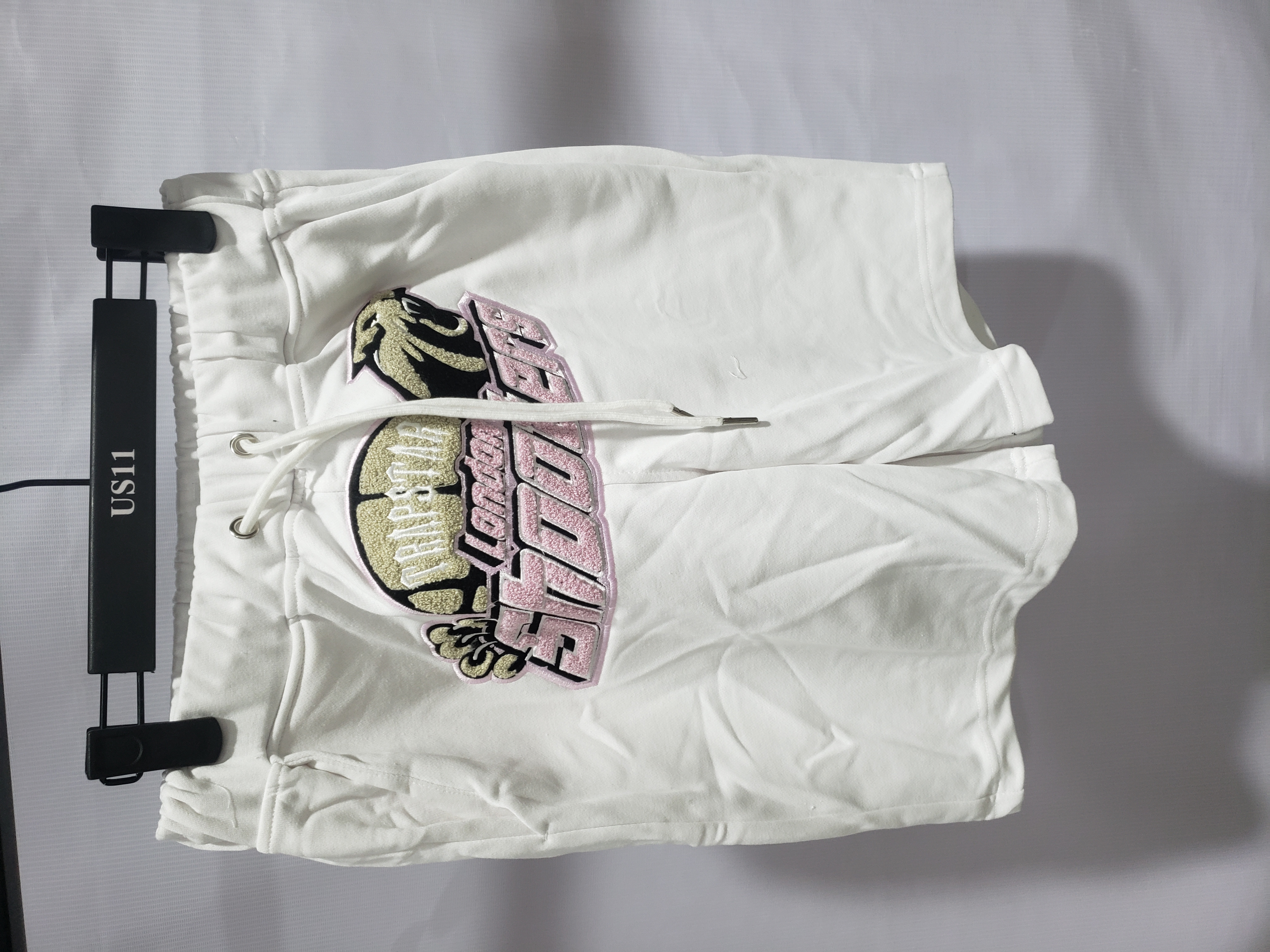 Trapstar Shooters Chenille Short Set White/Pink review Stockxkicks 05