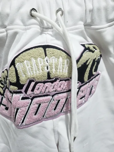 Trapstar Shooters Chenille Short Set White/Pink review Stockxkicks 06