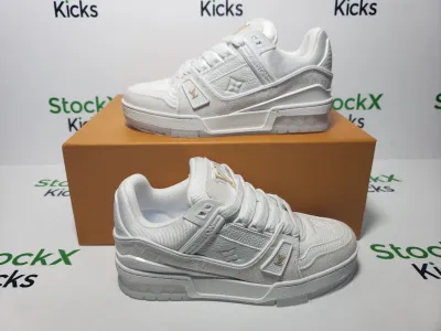 Louis Vuitton LV Trainer Sneaker Apricot 1AHTME review Stockxkicks 05