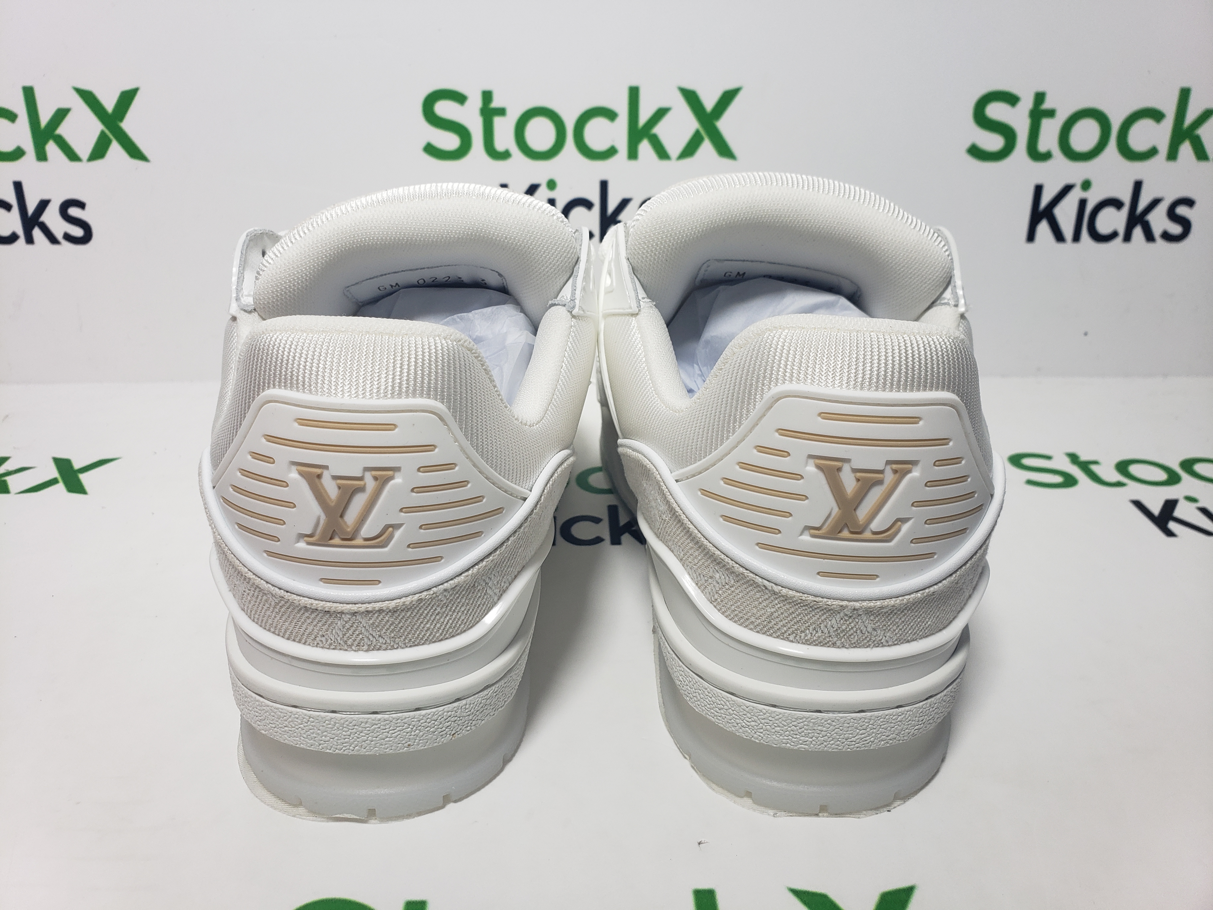 Louis Vuitton Trainer Sneaker Apricot 1AHTME review Stockxkicks 02