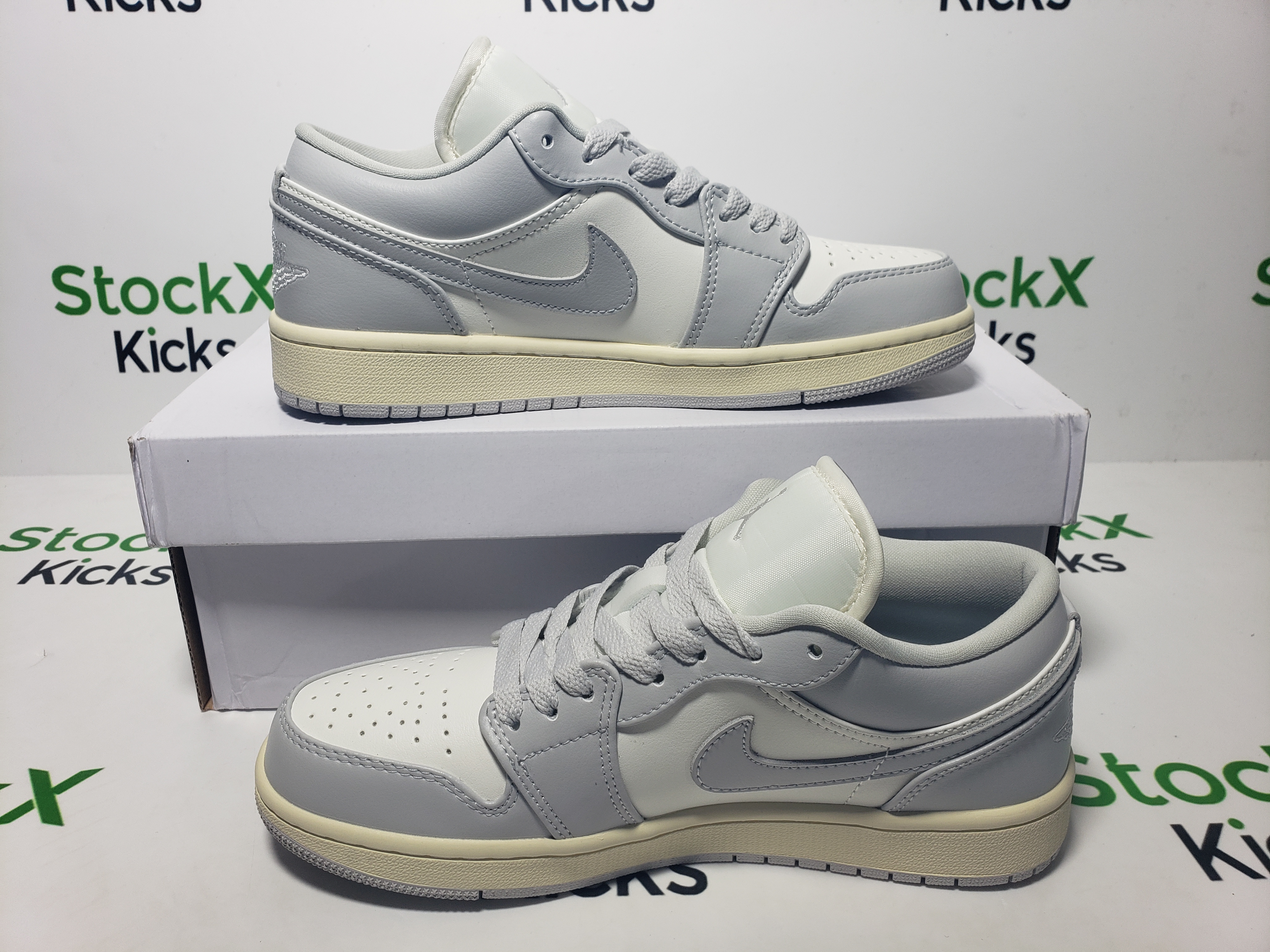 LJR Batch Air Jordan 1 Low "Light Grey/Sail" DC0774-103 review Stockxkicks 06