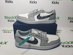 PK God Batch Air Jordan 1 Retro Low Dior CN8608-002 review Stockxkicks 06