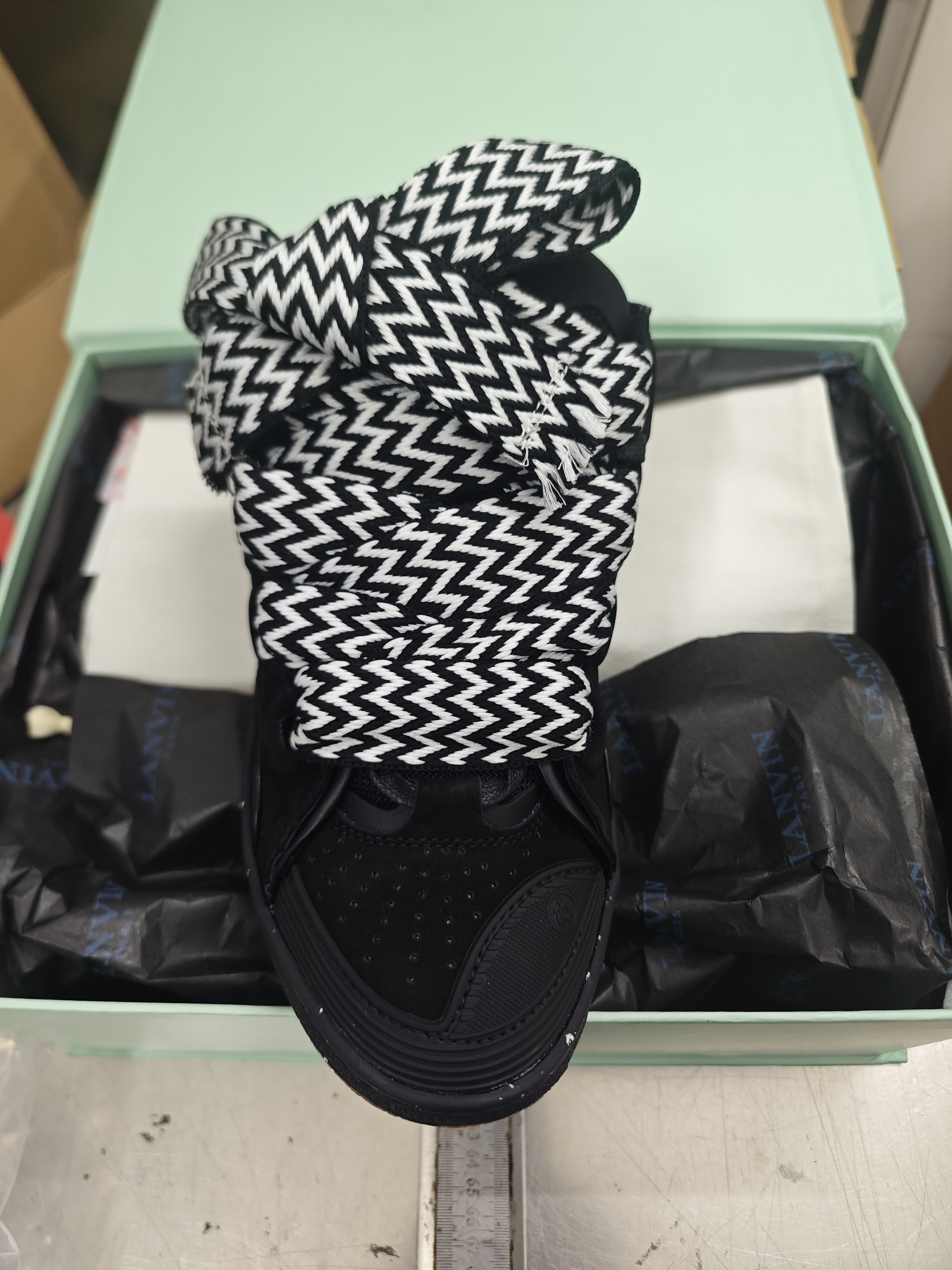 Lanvin Curb Sneaker Black Brown PB250310 review stockxkicks 02