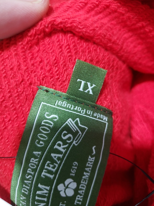 Denim Tears The Cotton Wreath Sweatshirt Red Hoodie review 