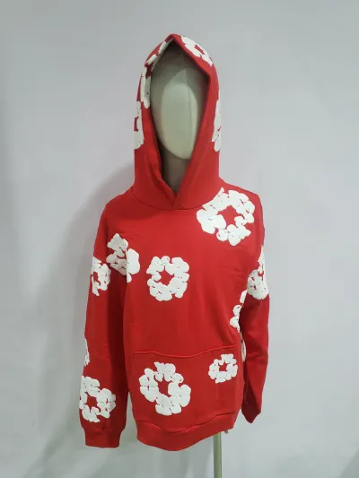Denim Tears The Cotton Wreath Sweatshirt Red Hoodie review stockxkicks 01