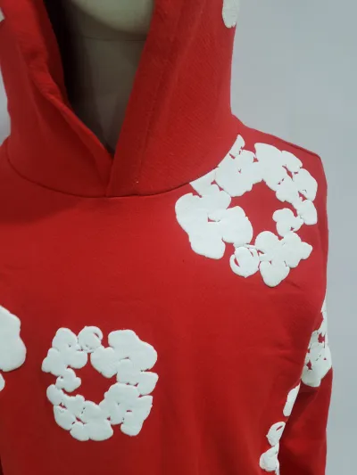 Denim Tears The Cotton Wreath Sweatshirt Red Hoodie review stockxkicks 02
