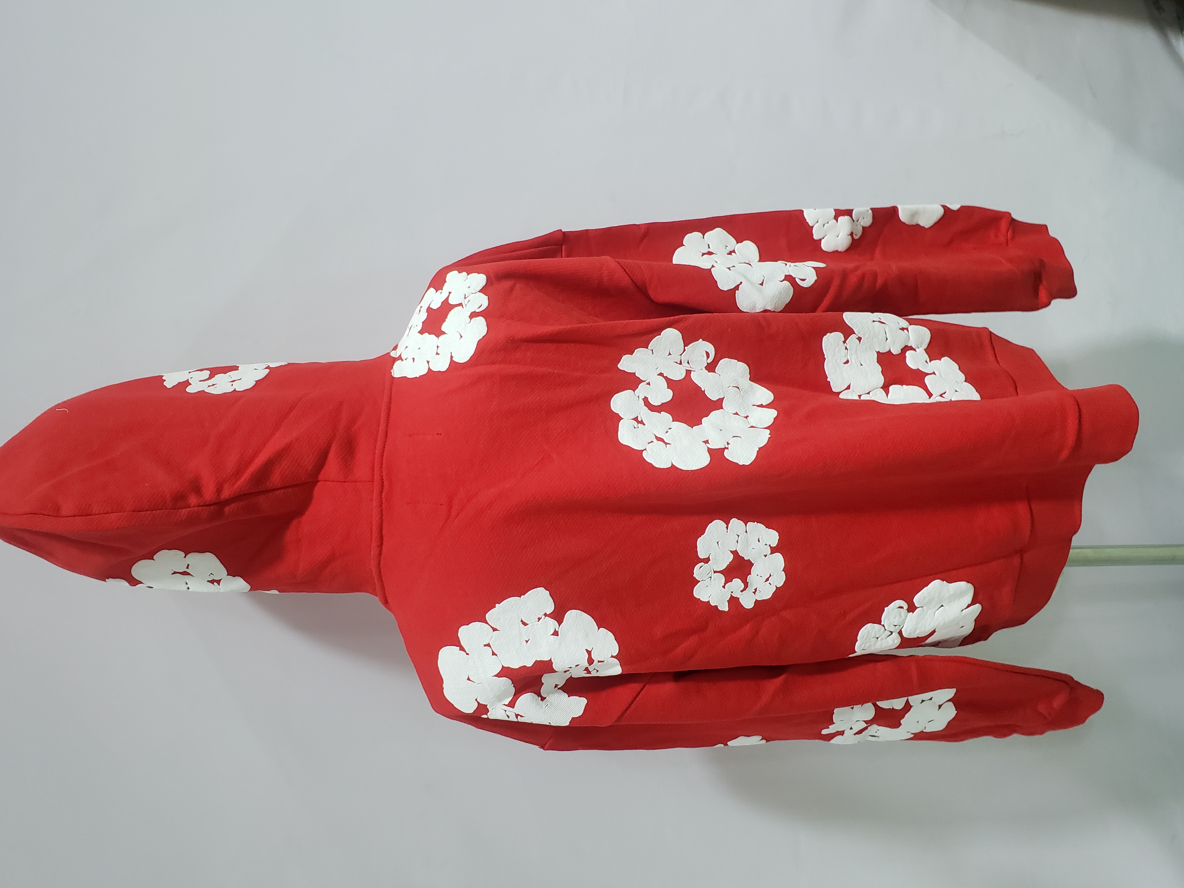 Denim Tears The Cotton Wreath Sweatshirt Red Hoodie review stockxkicks 04