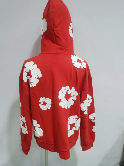 Denim Tears The Cotton Wreath Sweatshirt Red Hoodie review stockxkicks 04