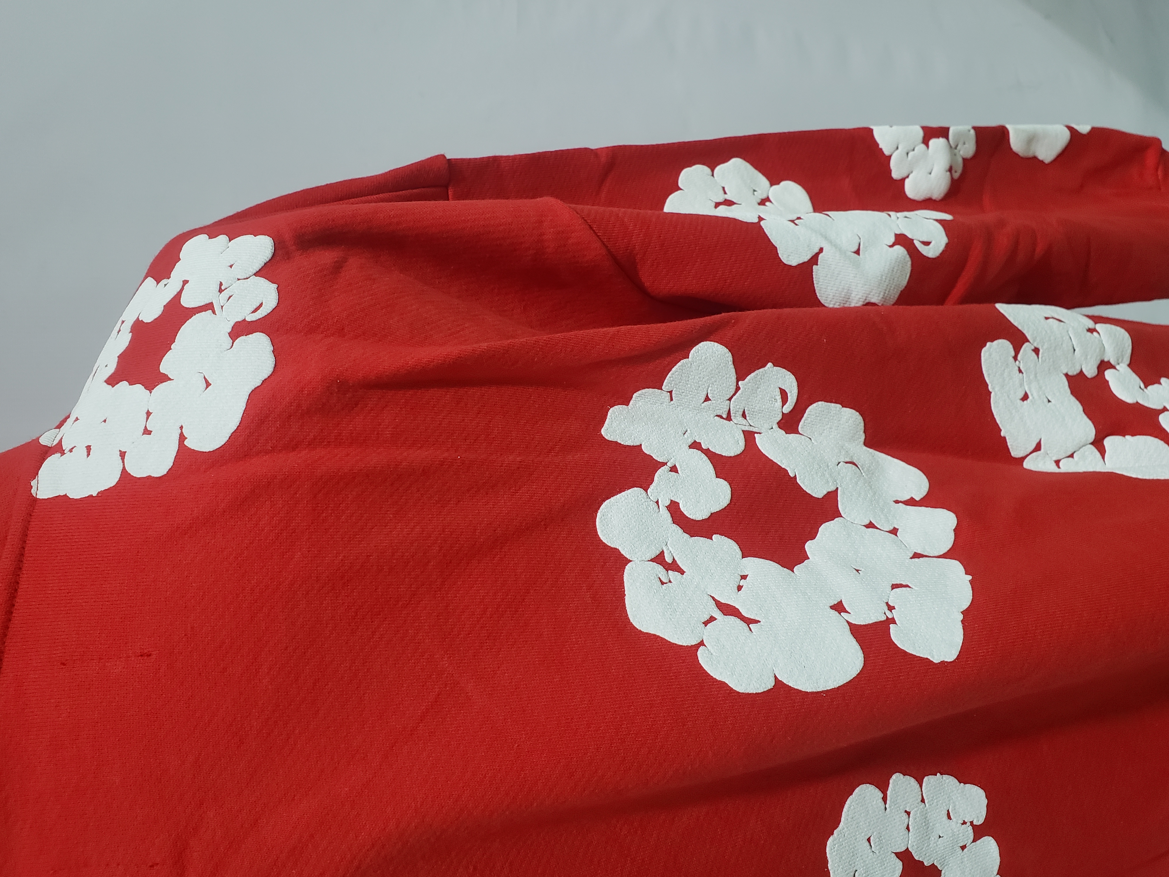 Denim Tears The Cotton Wreath Sweatshirt Red Hoodie review stockxkicks 05