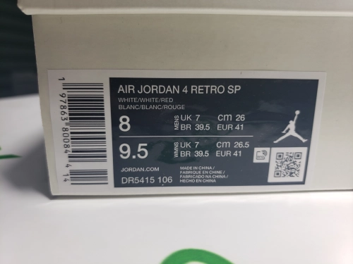 PK God Batch Air Jordan 4 Retro SB Varsity Red DR5415-106 review 