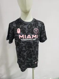BAPE x Inter Miami CF Camo Tee Black T-shirt review stockxkicks 02