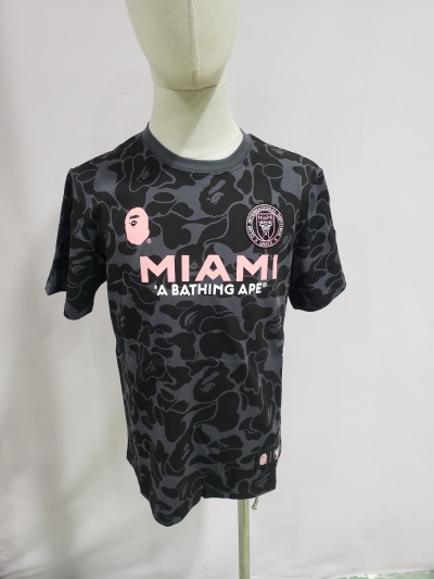 BAPE x Inter Miami CF Camo Tee Black T-shirt review stockxkicks 01