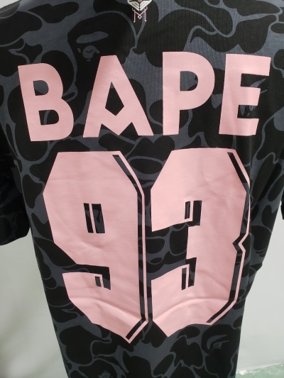 BAPE x Inter Miami CF Camo Tee Black T-shirt review stockxkicks 04