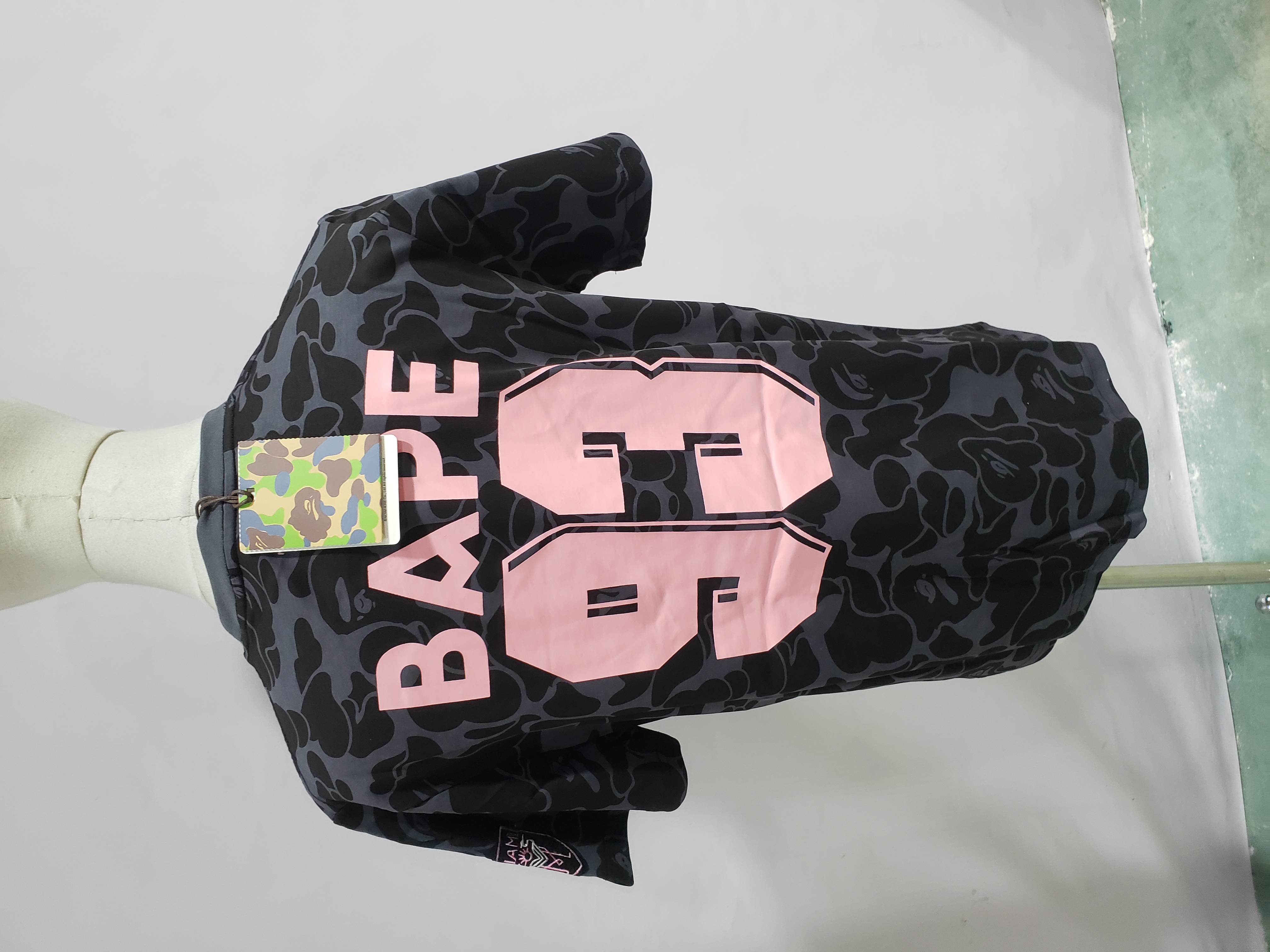 BAPE x Inter Miami CF Camo Tee Black T-shirt review stockxkicks 04