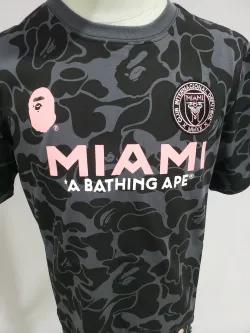 BAPE x Inter Miami CF Camo Tee Black T-shirt review stockxkicks 03