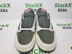 PK God Batch Air Jordan 1 Retro Low OG SP Travis Scott Medium Olive DM7866-200 review stockxkicks 02