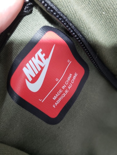 Nike Sportswear Tech Fleece Hoodie & Joggers Pant Set Black/Grey/Army Green/Khaki YZ FB7922 8002 review stockxkicks 00