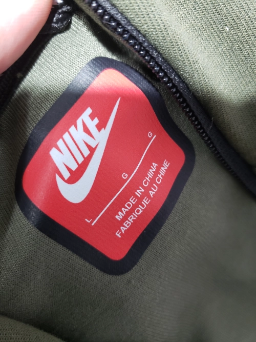 Nike Sportswear Tech Fleece Hoodie & Joggers Pant Set Black/Grey/Army Green/Khaki YZ FB7922 8002 review 