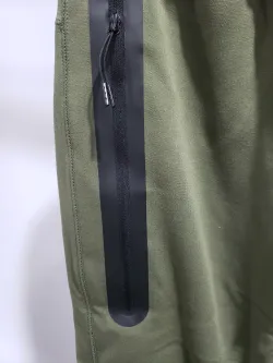 Nike Sportswear Tech Fleece Hoodie & Joggers Pant Set Black/Grey/Army Green/Khaki YZ FB7922 8002 review stockxkicks 07